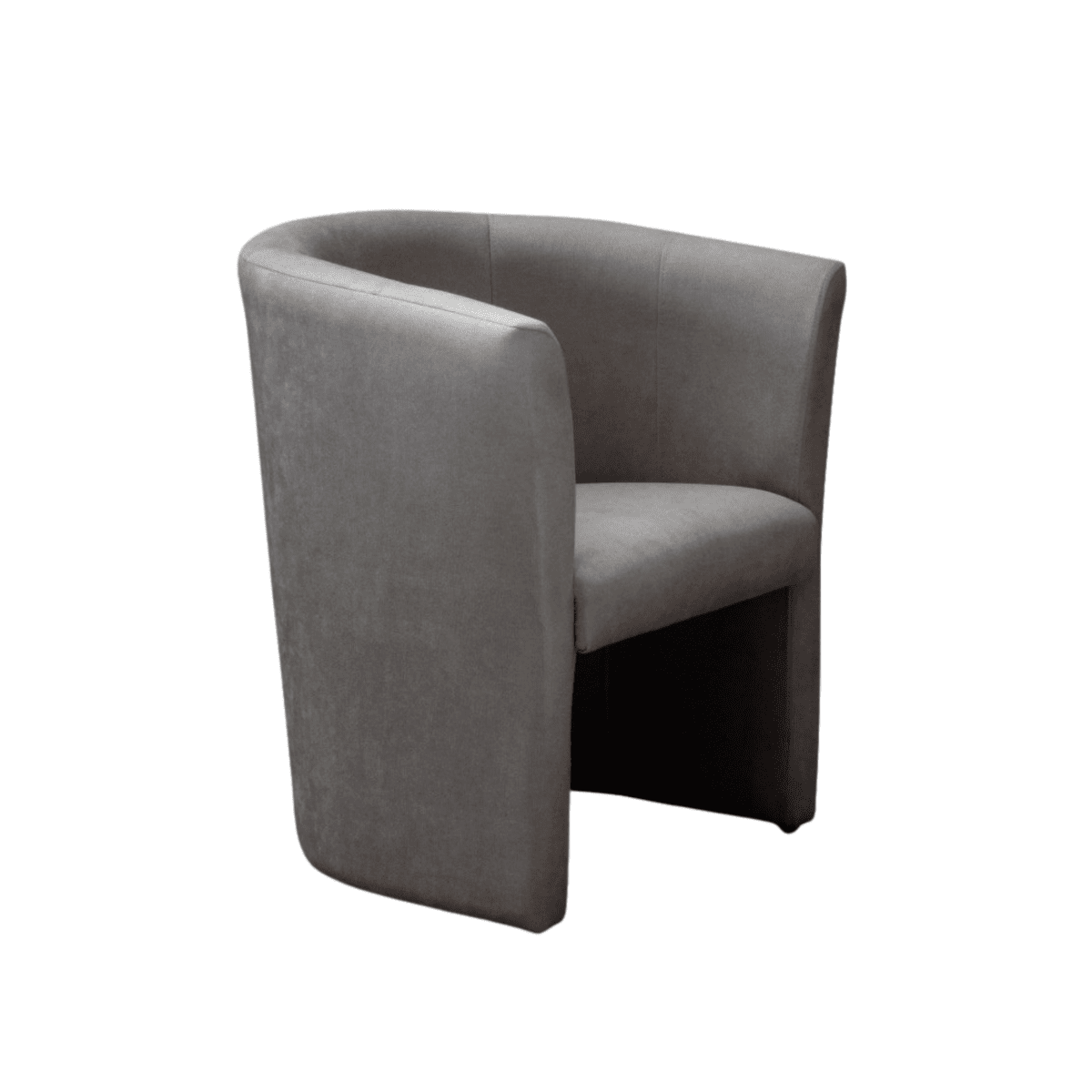 Poltrona in tessuto moderna "Belize" con struttura in legno cm 63,5x62,5 76h - MondoViro