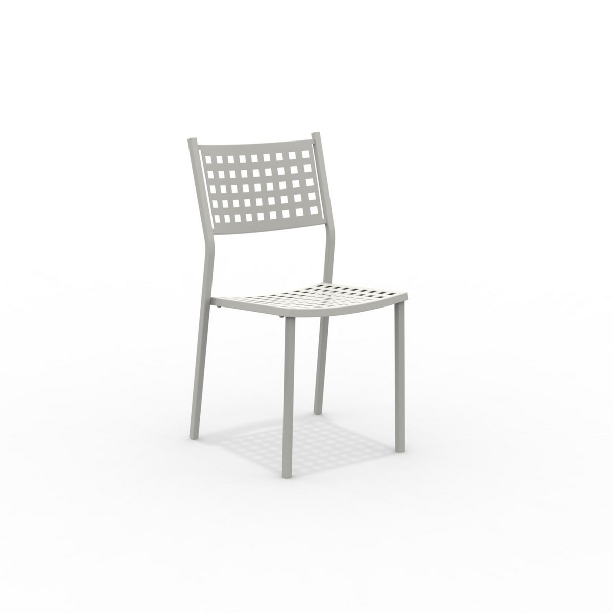 Sedie in metallo impilabili da giardino "Alice" senza braccioli cm 43x48 85h