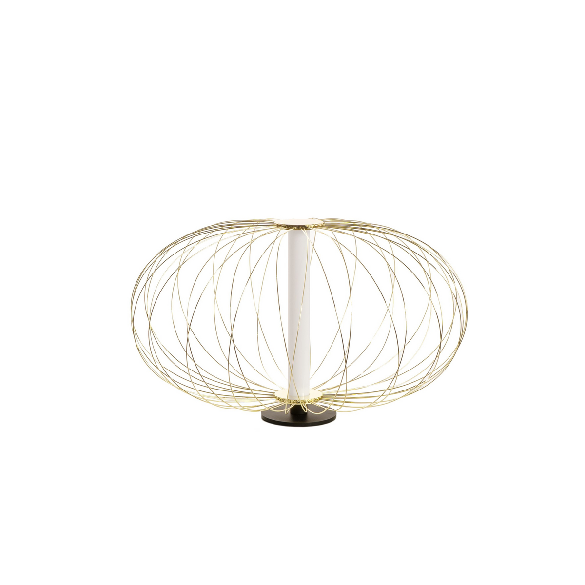 Lampada LED con paralume in acciaio "Jaula" da terra tavolo e sospesa