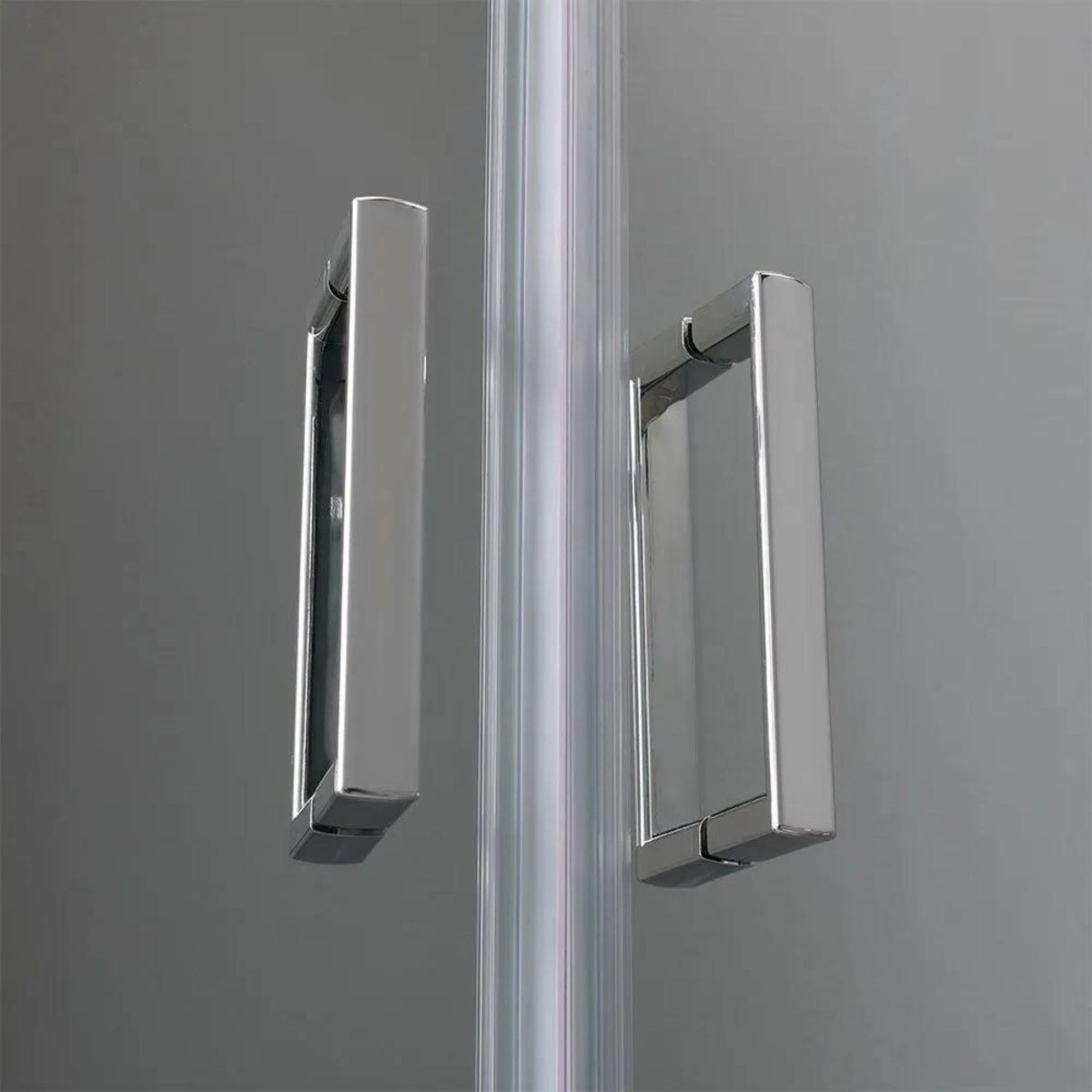 Box doccia semicircolare "Genova" con 2 ante scorrevoli in vetro temperato h 185 cm - MondoViro