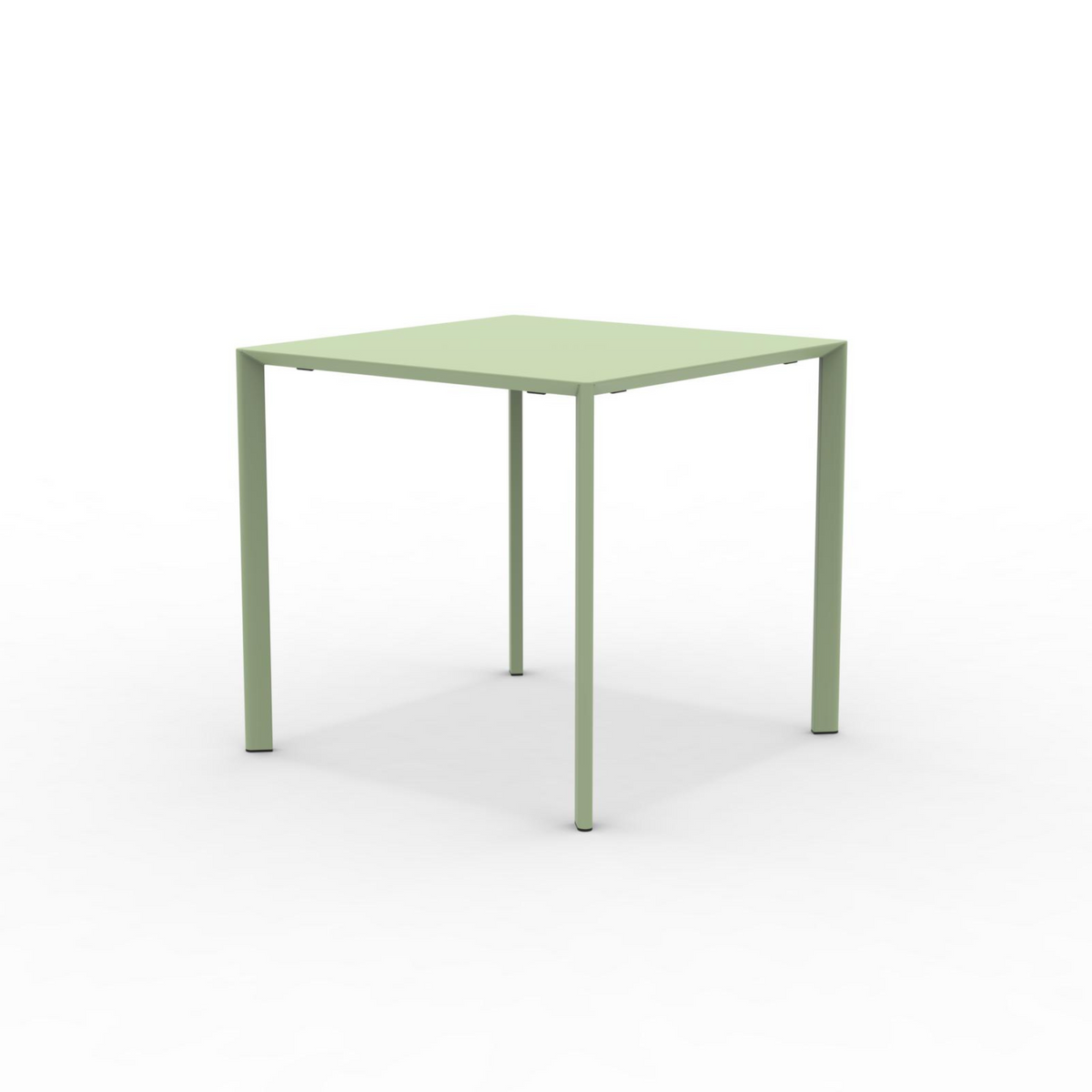 Tavolo quadrato in metallo "Fox1" per giardino impilabile cm 80x80 75h