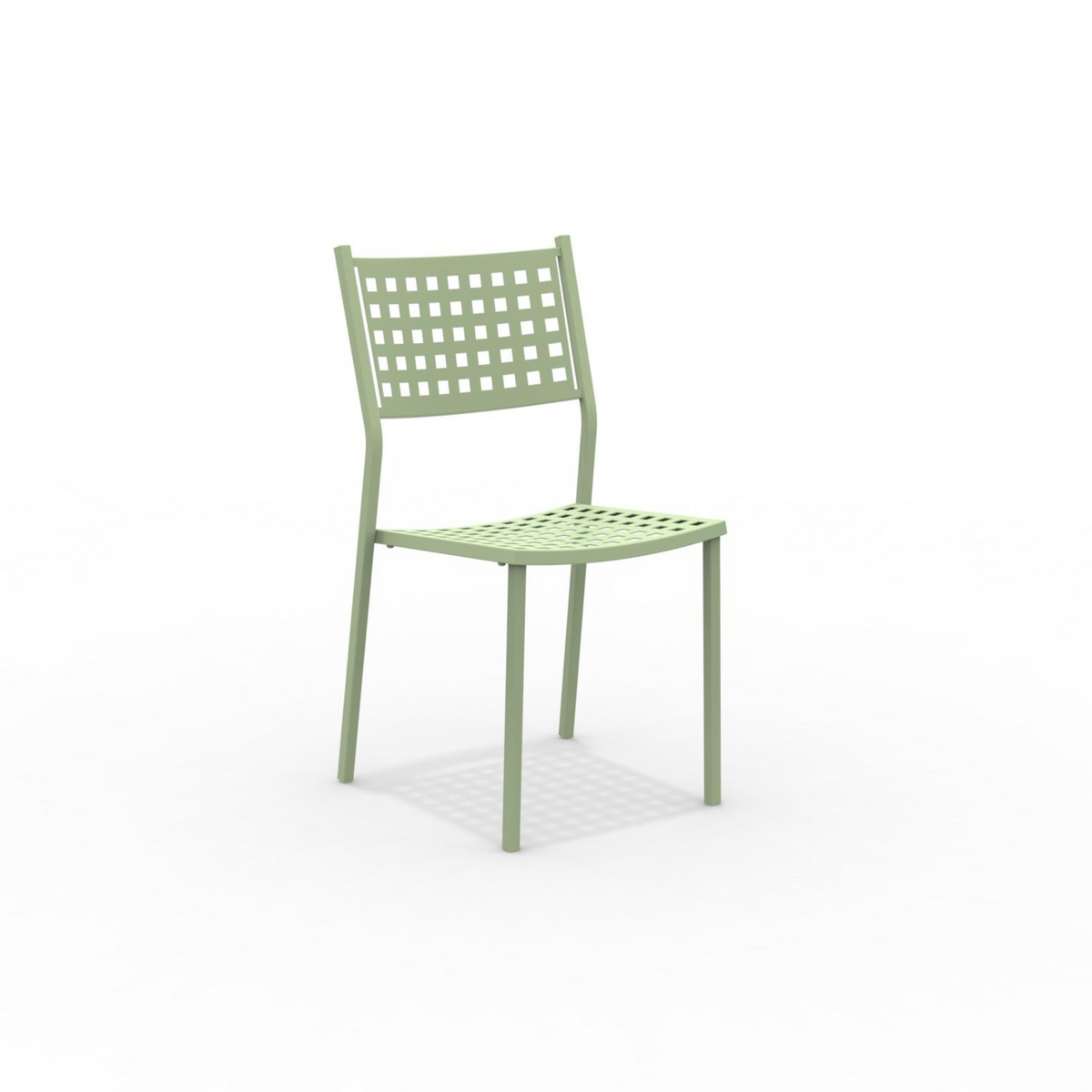 Sedie in metallo impilabili da giardino "Alice" senza braccioli cm 43x48 85h