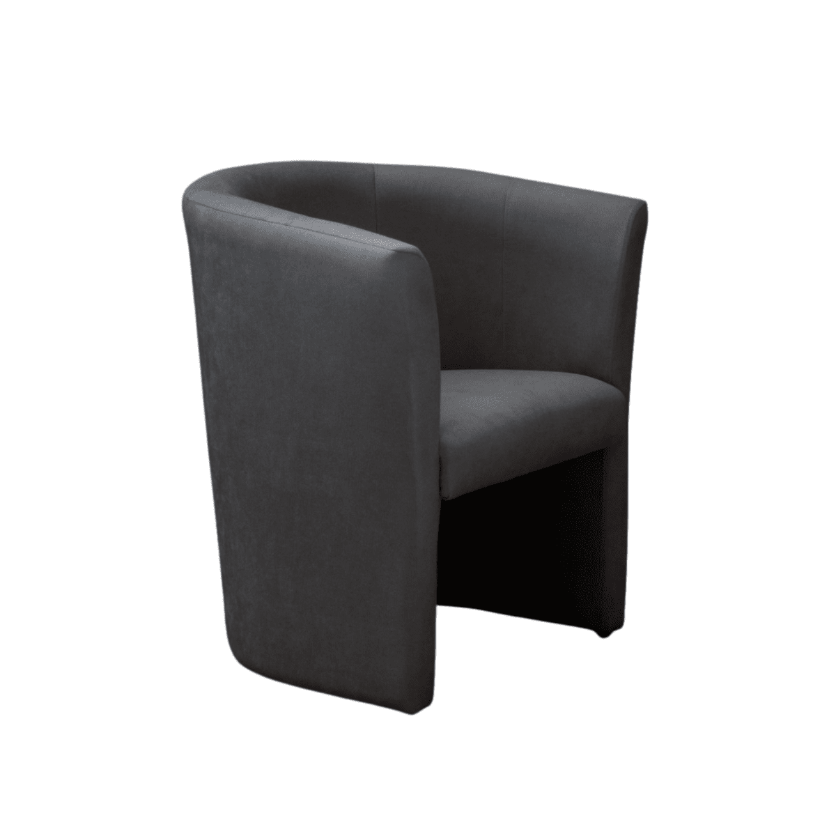 Poltrona in tessuto moderna "Belize" con struttura in legno cm 63,5x62,5 76h - MondoViro