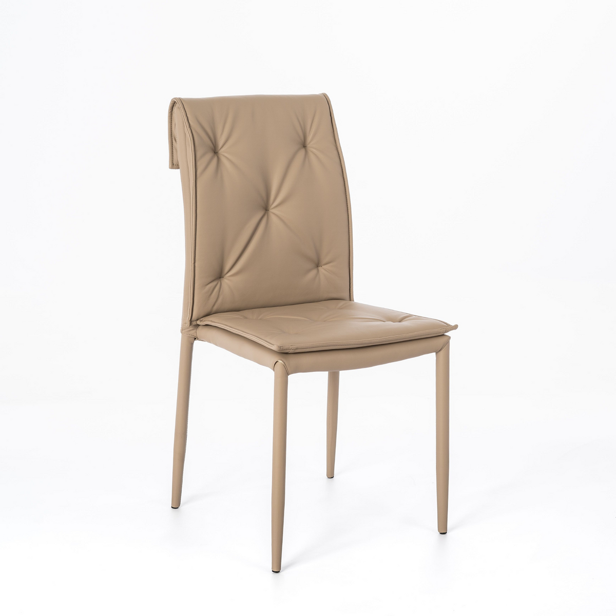 Set di sedie imbottite in similpelle "Sofistiq" poltrone moderne cm 56x44 91h