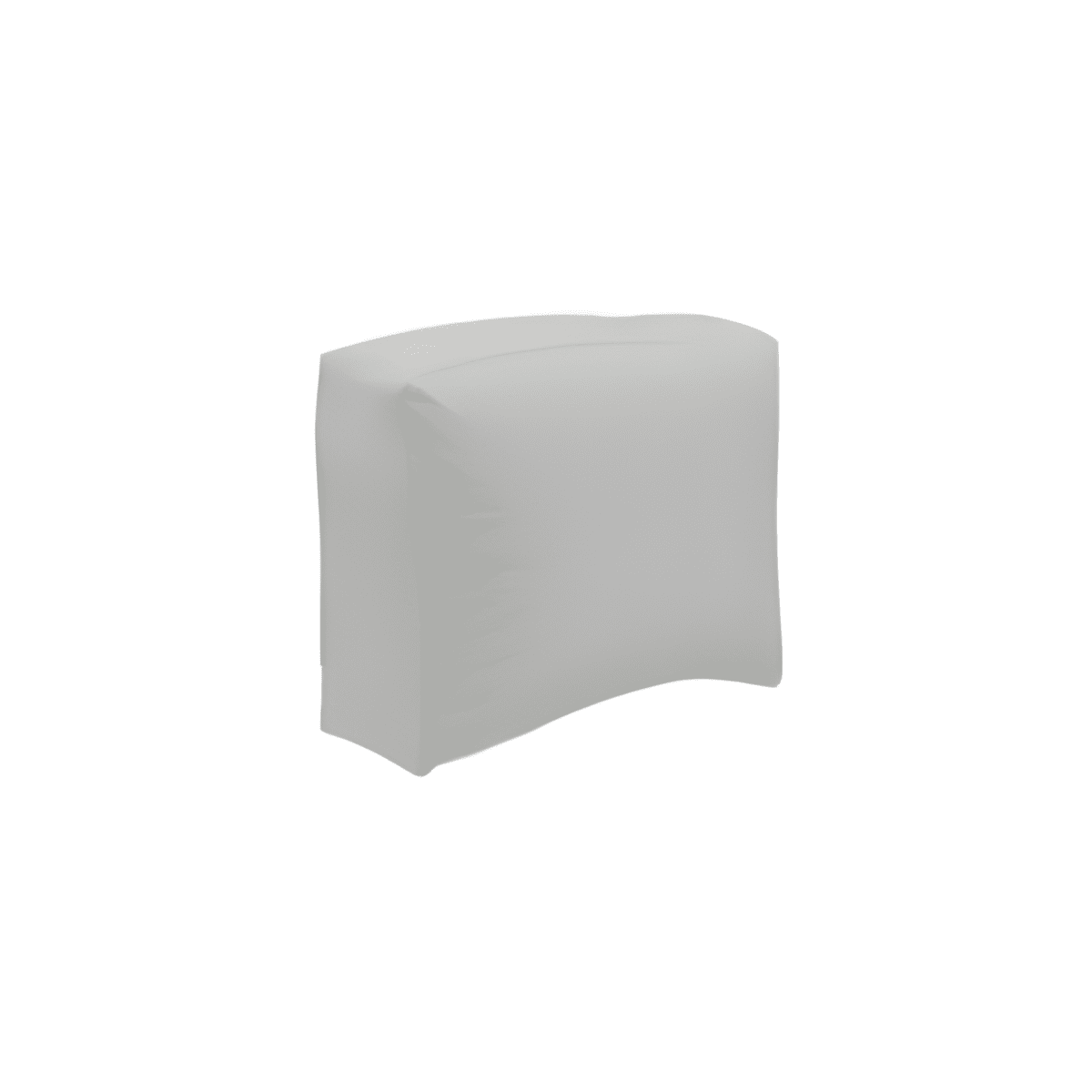 Cuscino bracciolo per sedute "Hamptons" in tessuto sfoderabile cm 50x23 36h - MondoViro