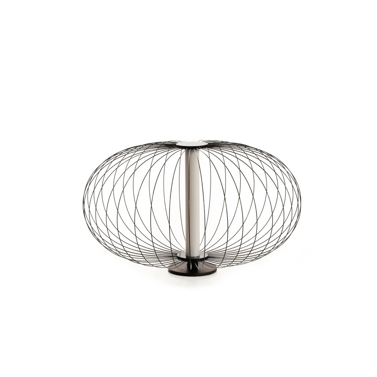 Lampada LED con paralume in acciaio "Jaula" da terra tavolo e sospesa