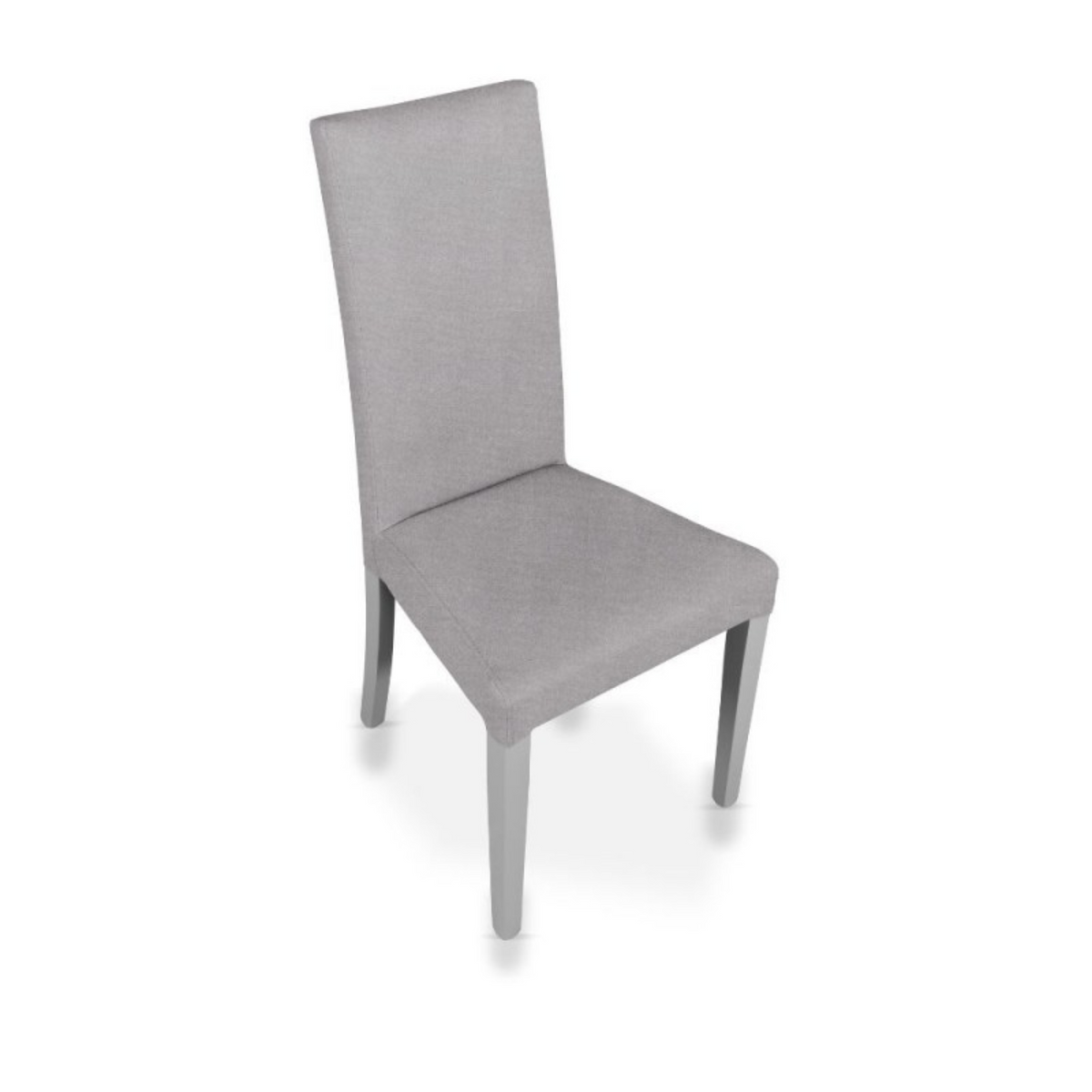 Set di sedie da pranzo "Nancy" imbottite in tessuto Soro con gambe in legno cm 47x47 101h