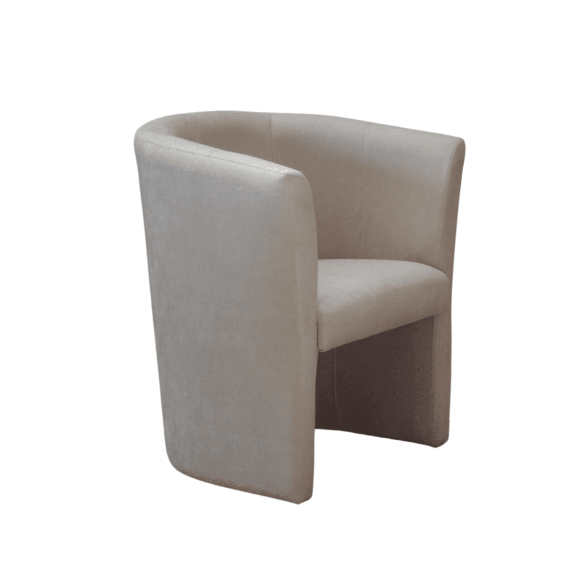 Poltrona in tessuto moderna "Belize" con struttura in legno cm 63,5x62,5 76h - MondoViro