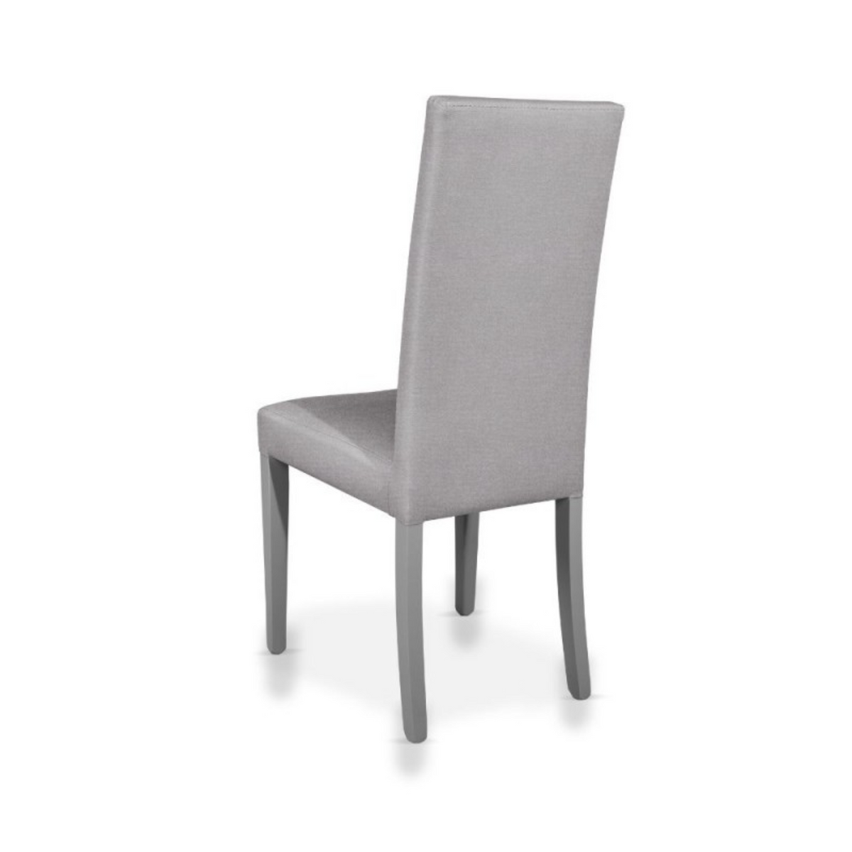 Set di sedie da pranzo "Nancy" imbottite in tessuto Soro con gambe in legno cm 47x47 101h