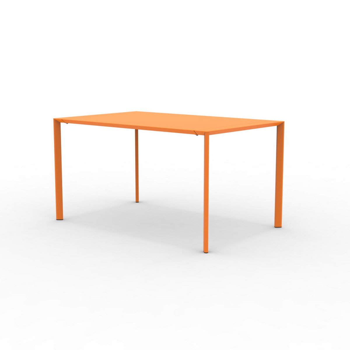 Tavolo quadrato in metallo "Fox1" per giardino impilabile cm 80x80 75h