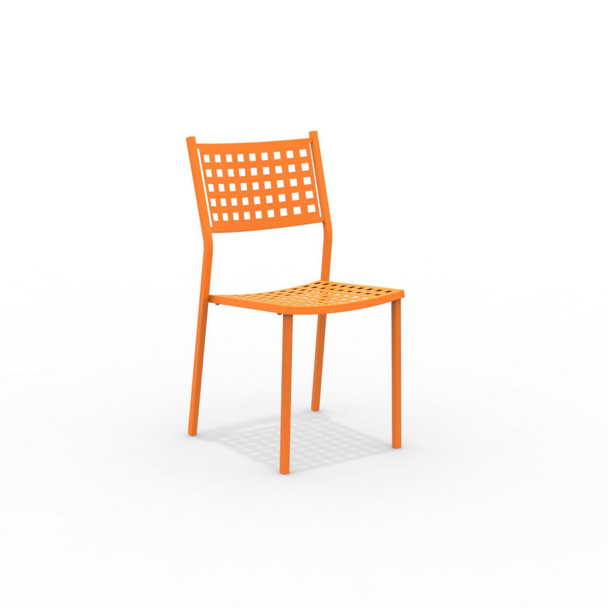 Sedie in metallo impilabili da giardino "Alice" senza braccioli cm 43x48 85h