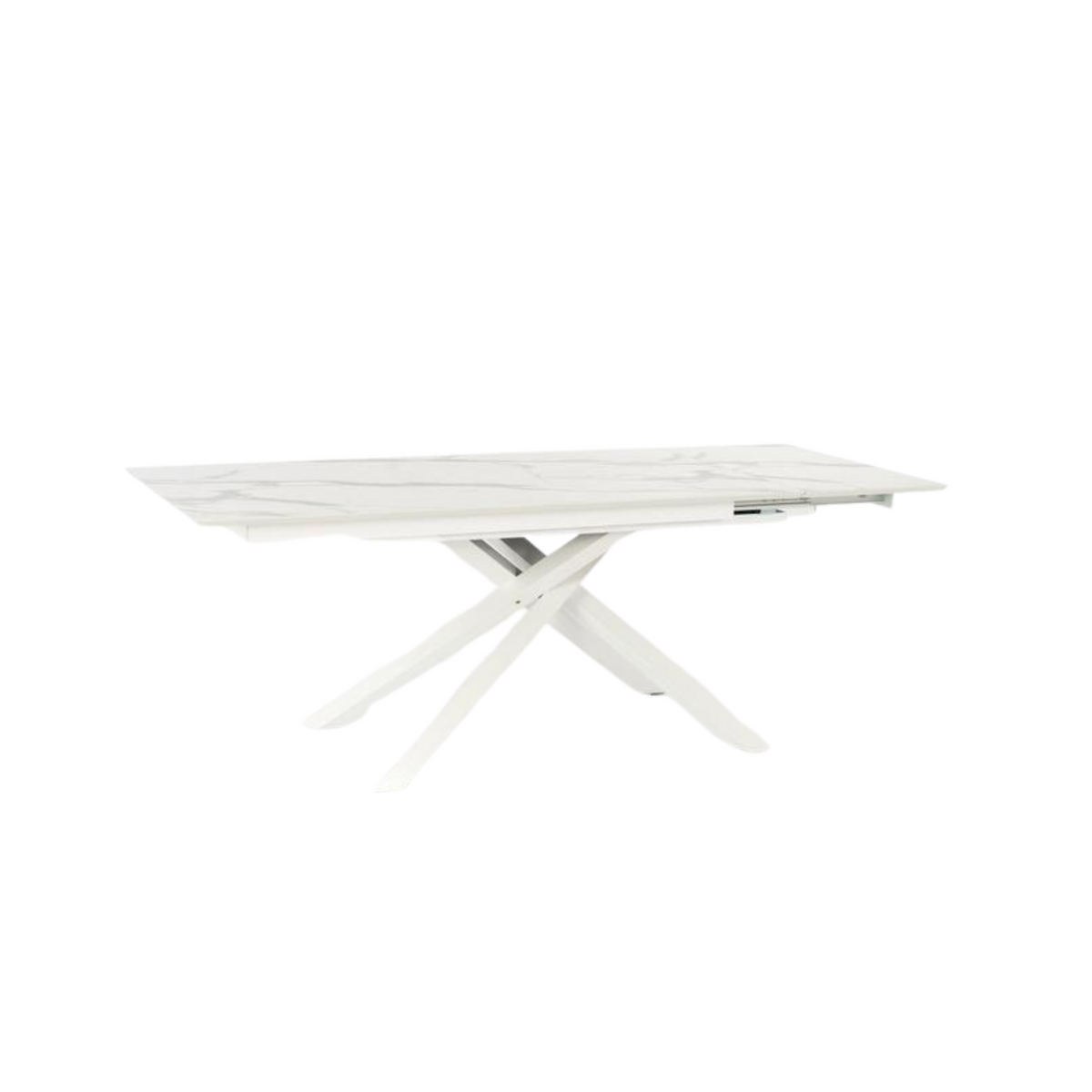 Tavolo allungabile "Jade" piano in HPL gambe in alluminio cm 170/270x90 76h