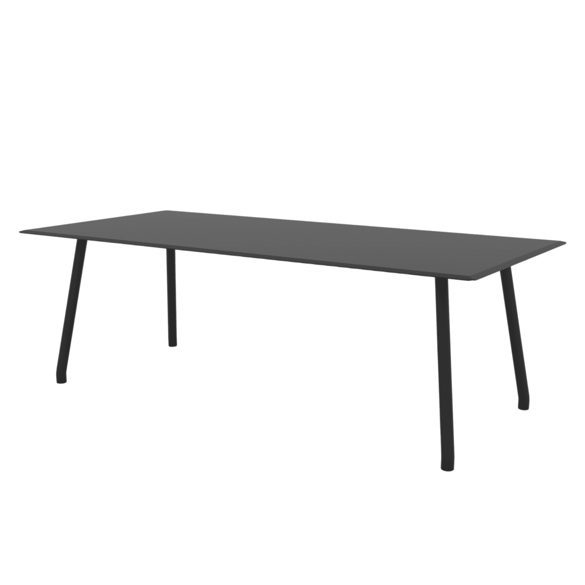 Tavolo rettangolare in alluminio "Verdea" da pranzo per giardino cm 220x100 75h - MondoViro