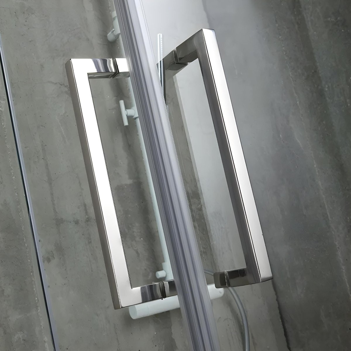 Box doccia semicircolare "Lion" in cristallo senza telaio h 190 cm - MondoViro