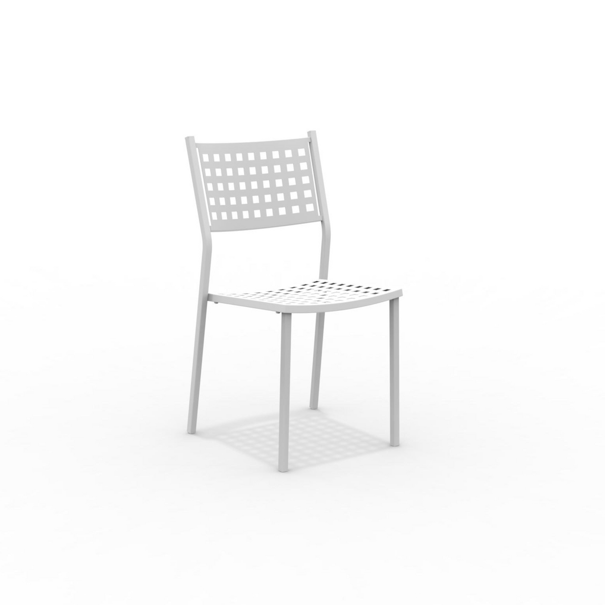 Sedie in metallo impilabili da giardino "Alice" senza braccioli cm 43x48 85h