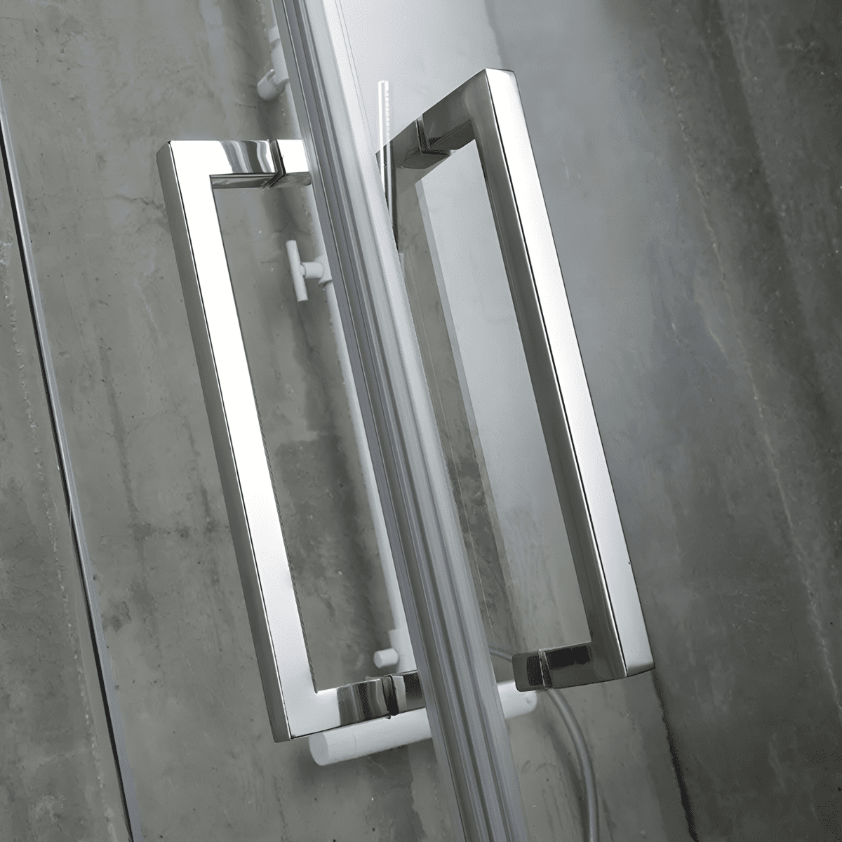 Box doccia senza telaio "Lion" in vetro temperato trasparente h 190 cm - MondoViro