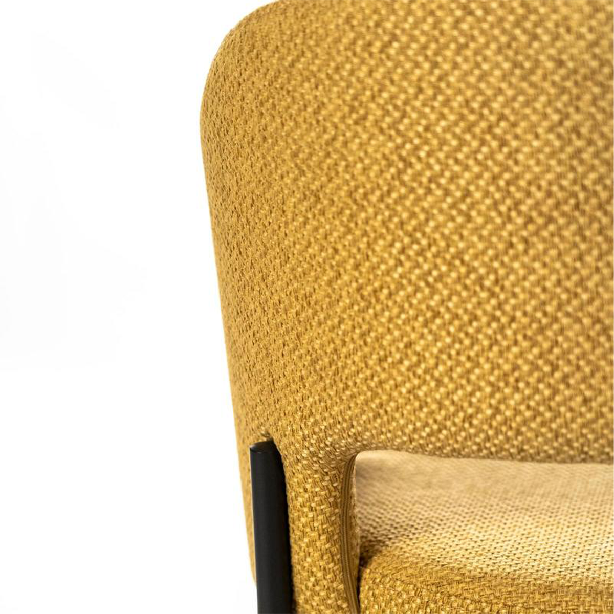 Set di sedie moderne imbottite "Erica" da pranzo in tessuto cm 56x52 78,5h