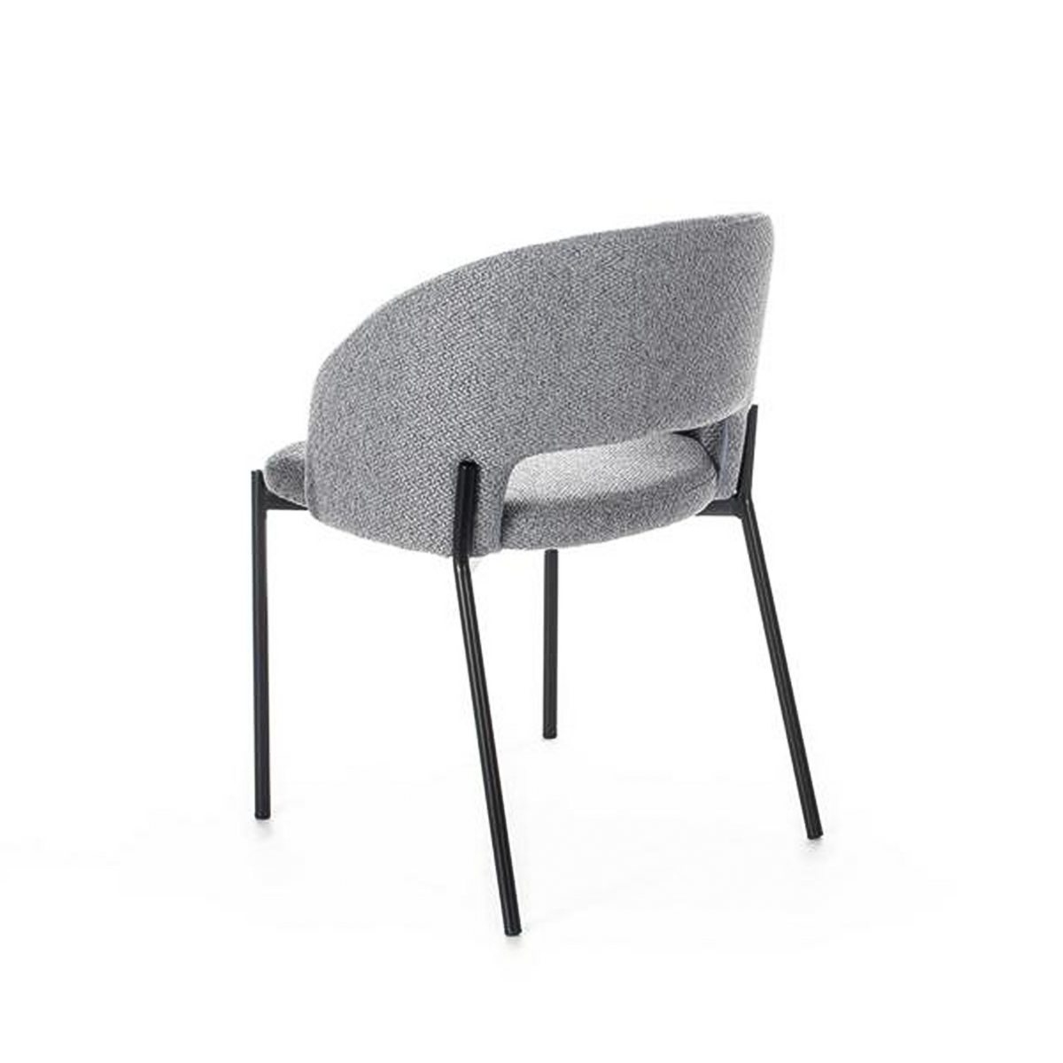 Set di sedie moderne imbottite "Erica" da pranzo in tessuto cm 56x52 78,5h