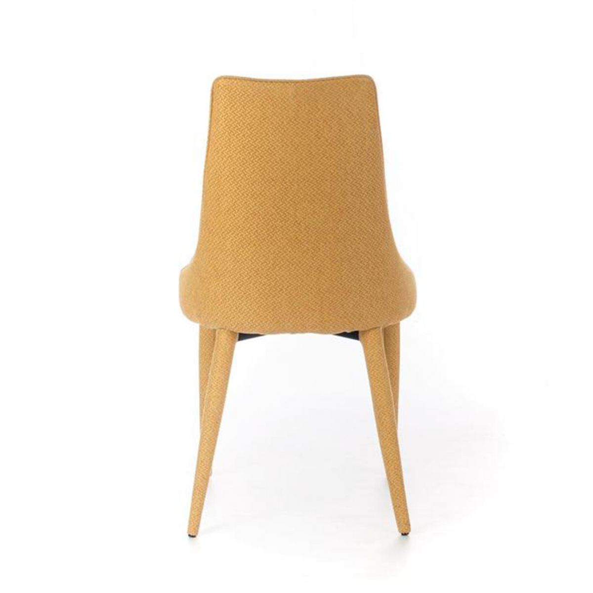 Set 4 sedie imbottite "Edera" poltrone moderne in tessuto cm 46x46 91h