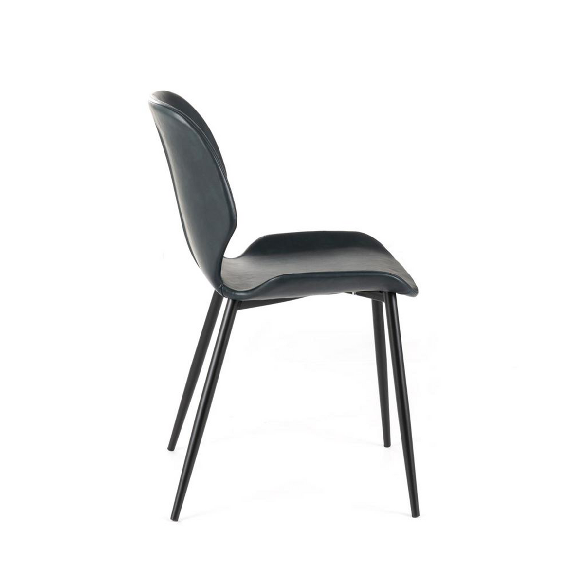 Set di sedie eleganti in similpelle "Liam" soft touch vintage cm 45x55 83h