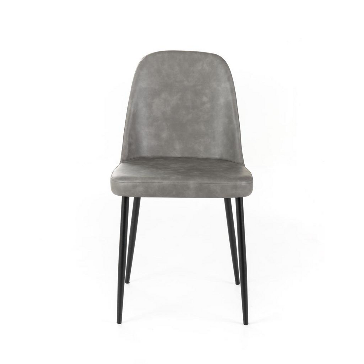 Set di sedie moderne da pranzo "Damasco" imbottite in similpelle soft touch