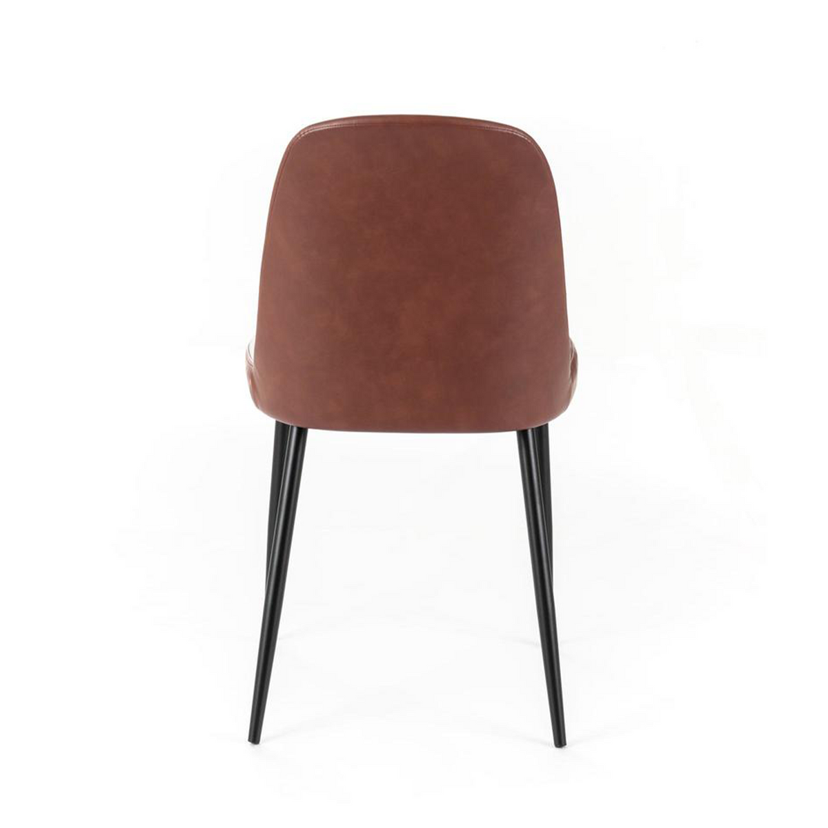 Set di sedie moderne da pranzo "Damasco" imbottite in similpelle soft touch