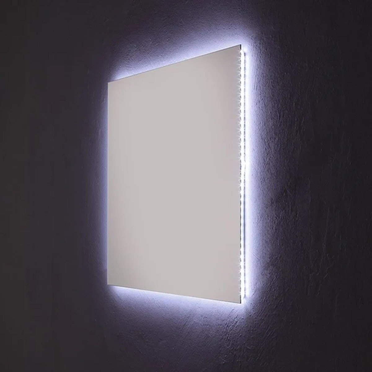 Specchio a led rettangolare "Pasadena" retroilluminato reversibile - MondoViro