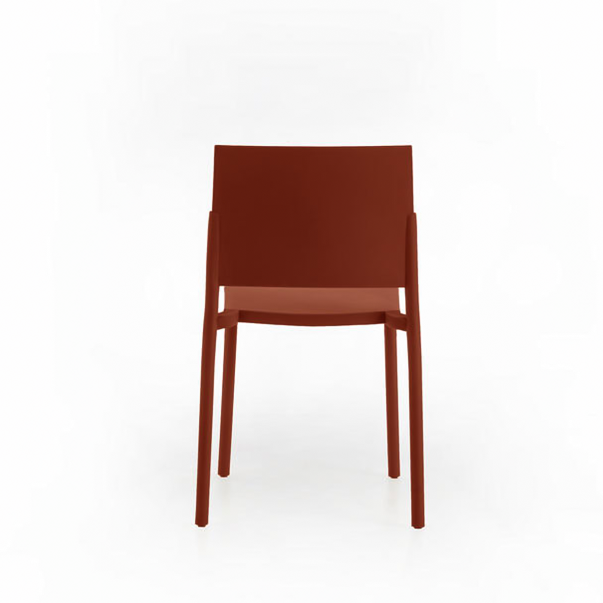 Set di sedie impilabili da soggiorno "Sabrina" in polipropilene moderne cm 52,5x55 81h