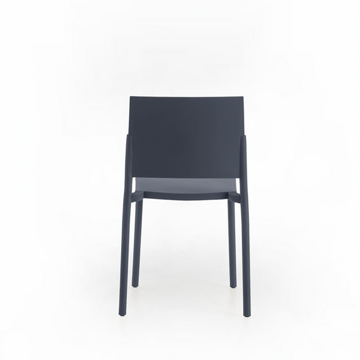 Set di sedie impilabili da soggiorno "Sabrina" in polipropilene moderne cm 52,5x55 81h
