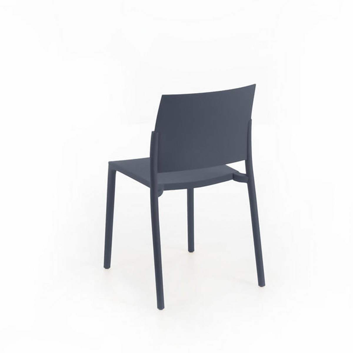 Set di sedie impilabili da soggiorno "Sabrina" in polipropilene moderne cm 52,5x55 81h