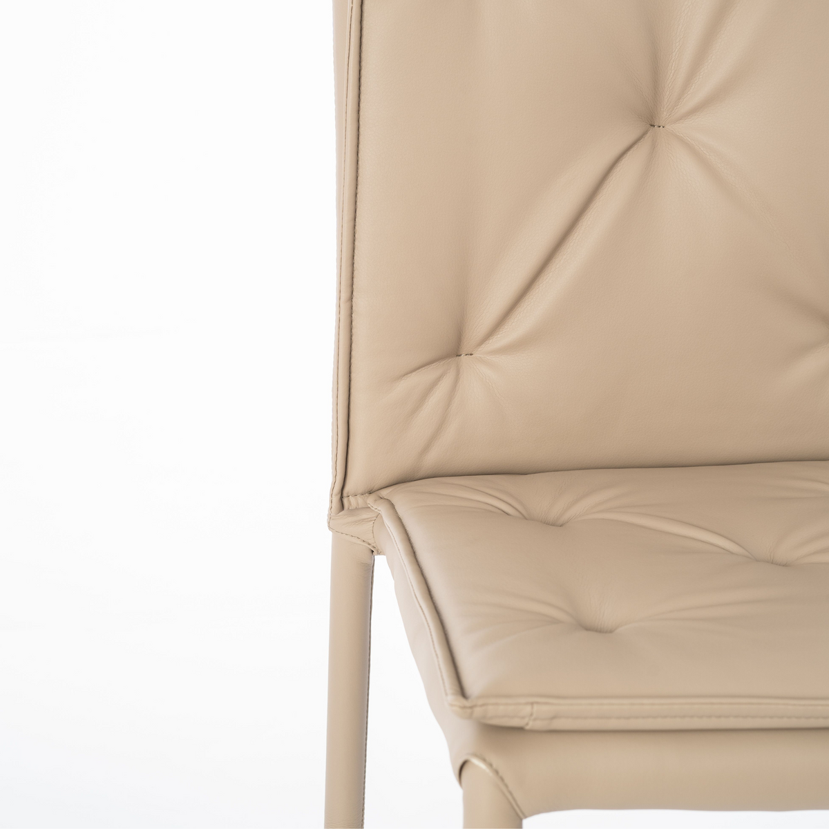 Set di sedie imbottite in similpelle "Sofistiq" poltrone moderne cm 56x44 91h