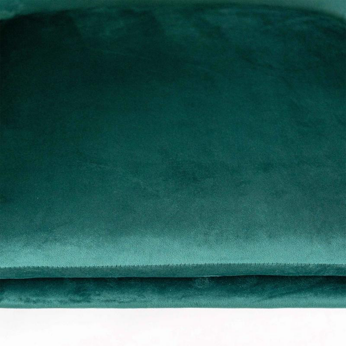 Poltrona imbottita "Gaia" moderna in velluto con gambe in metallo cm 70x72 79h