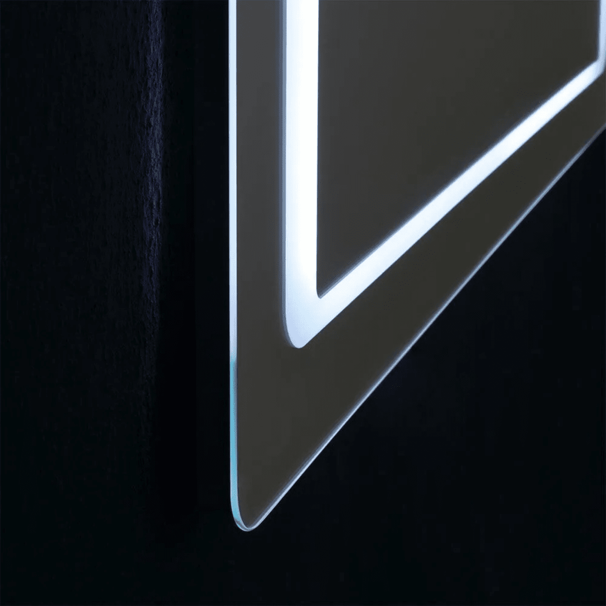 Specchio con cornice a led "Portland" rettangolare reversibile - MondoViro