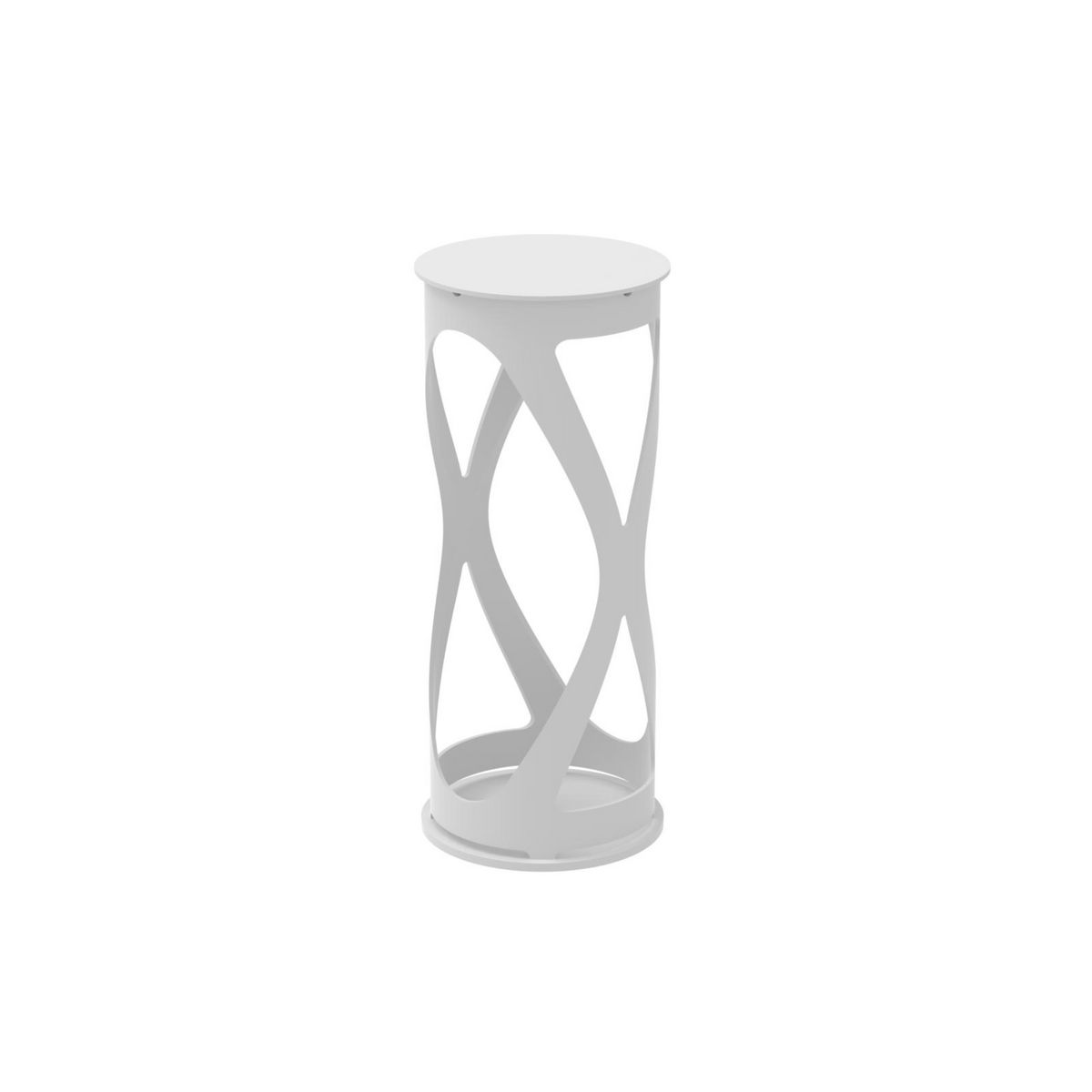 Lampada da tavolo in metallo "Luna" ricaricabile da esterno cm 12x12 26h