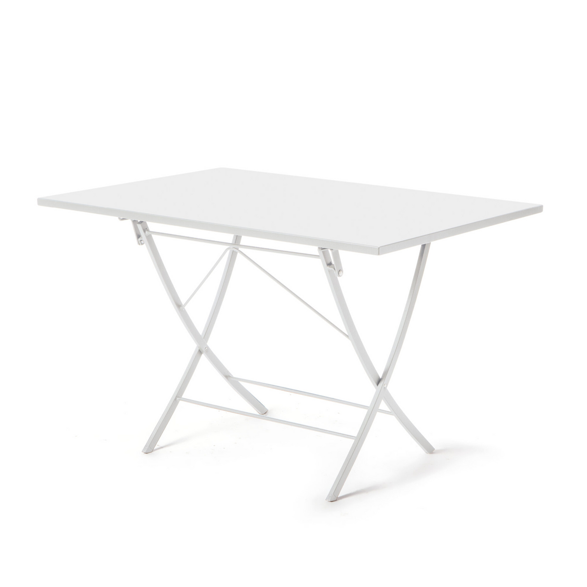 Tavolo pieghevole in metallo zincato "Vegas" per giardino h 75 cm
