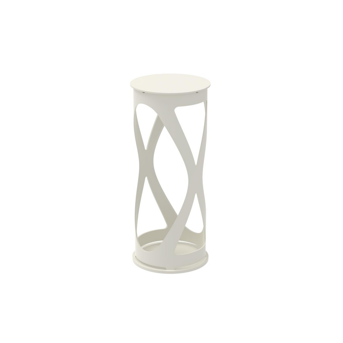 Lampada da tavolo in metallo "Luna" ricaricabile da esterno cm 12x12 26h
