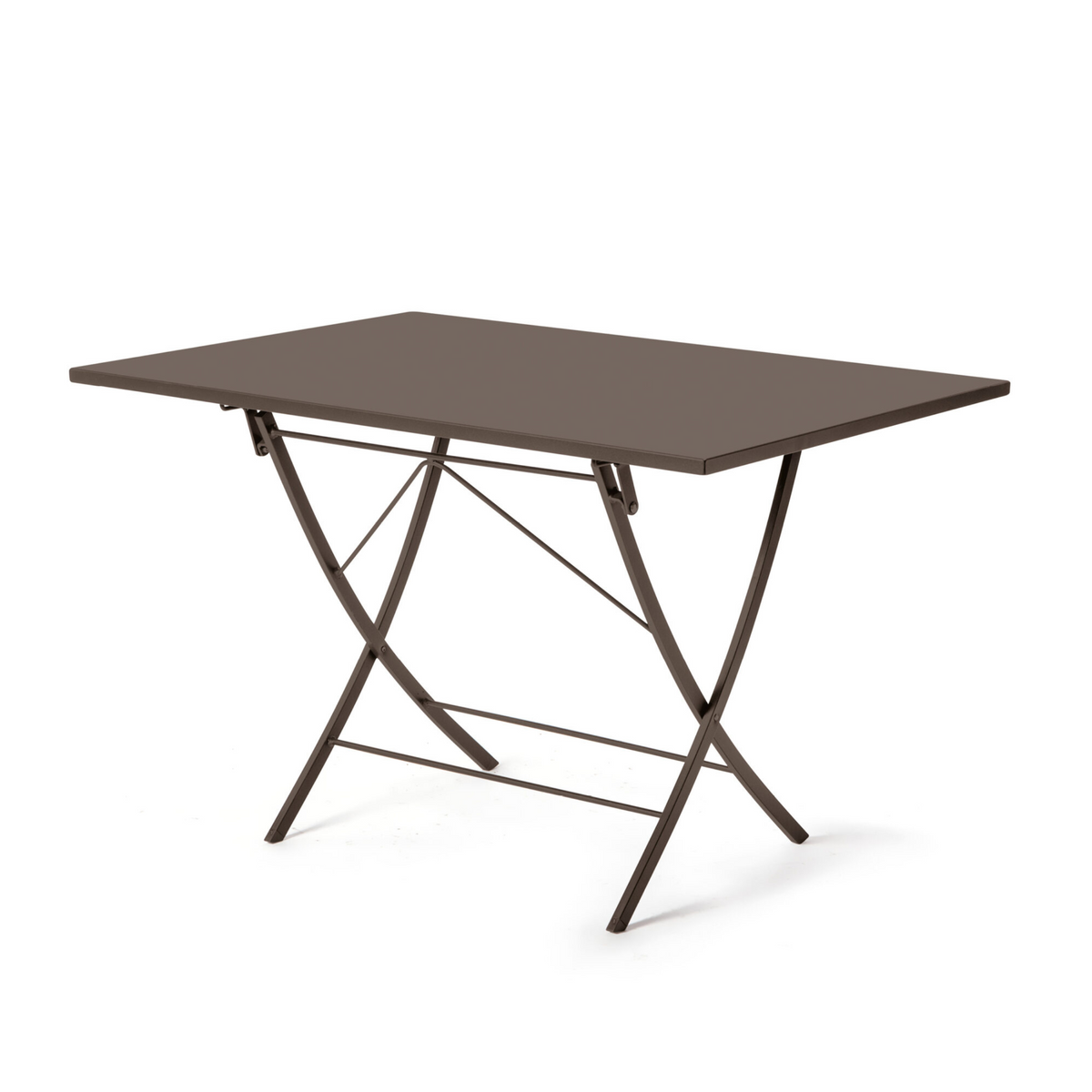 Tavolo pieghevole in metallo zincato "Vegas" per giardino h 75 cm