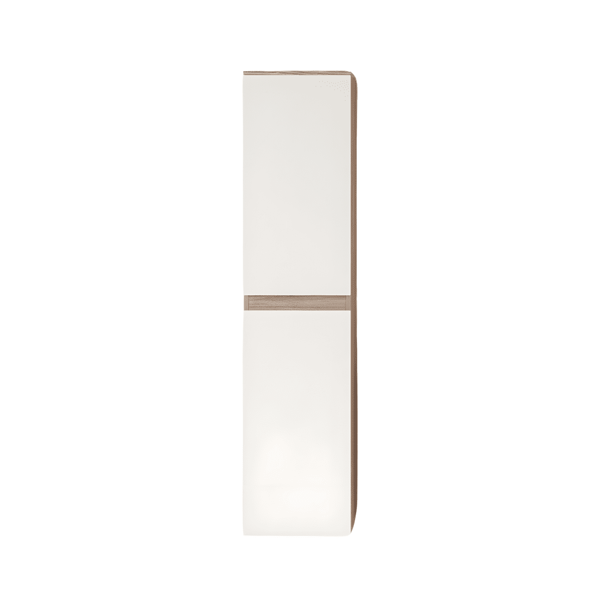 Mobile bagno sospeso moderno "Sara" in legno con 2 cassetti lavabo e specchio LED - MondoViro