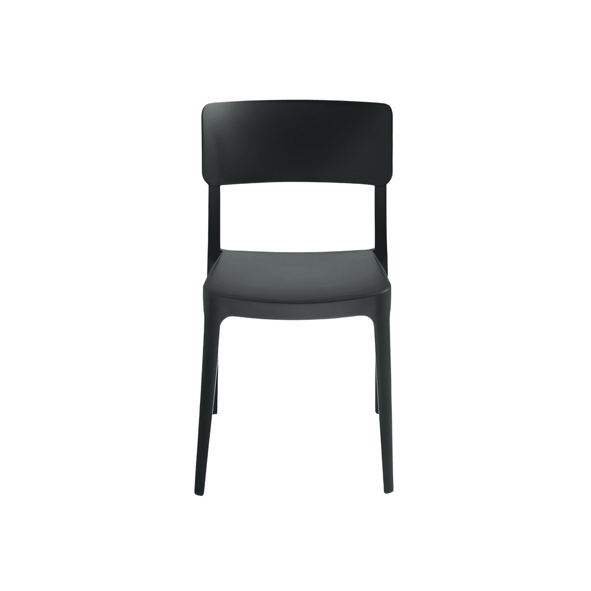 Set sedia impilabili "Maribela" in polipropilene cm 50x51 81h - MondoViro