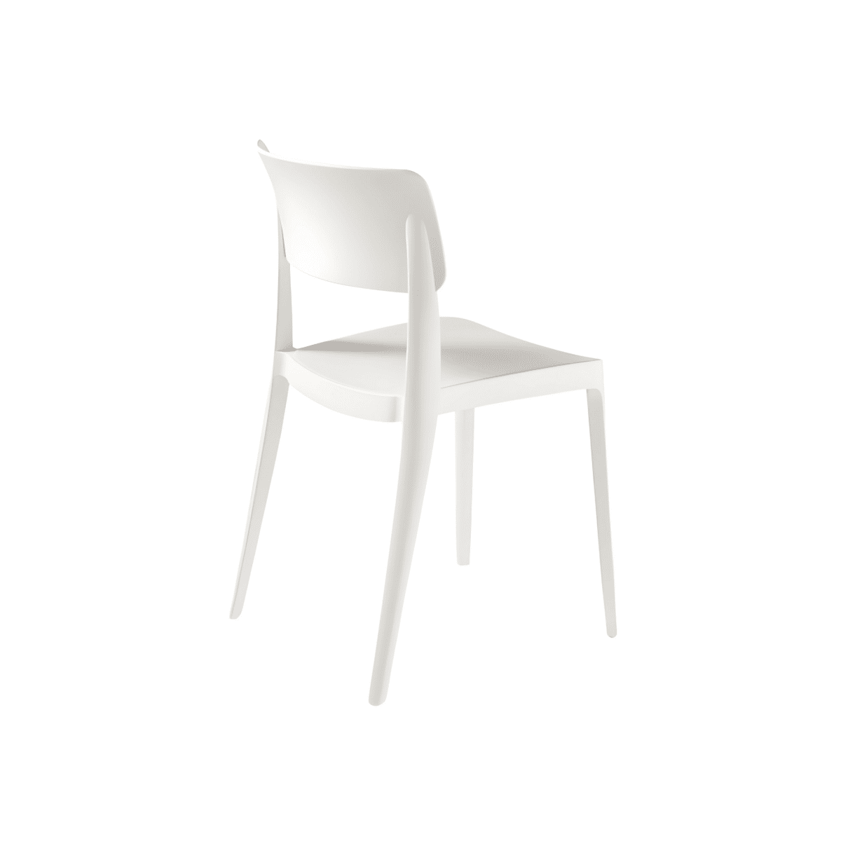 Set sedia impilabili "Maribela" in polipropilene cm 50x51 81h - MondoViro