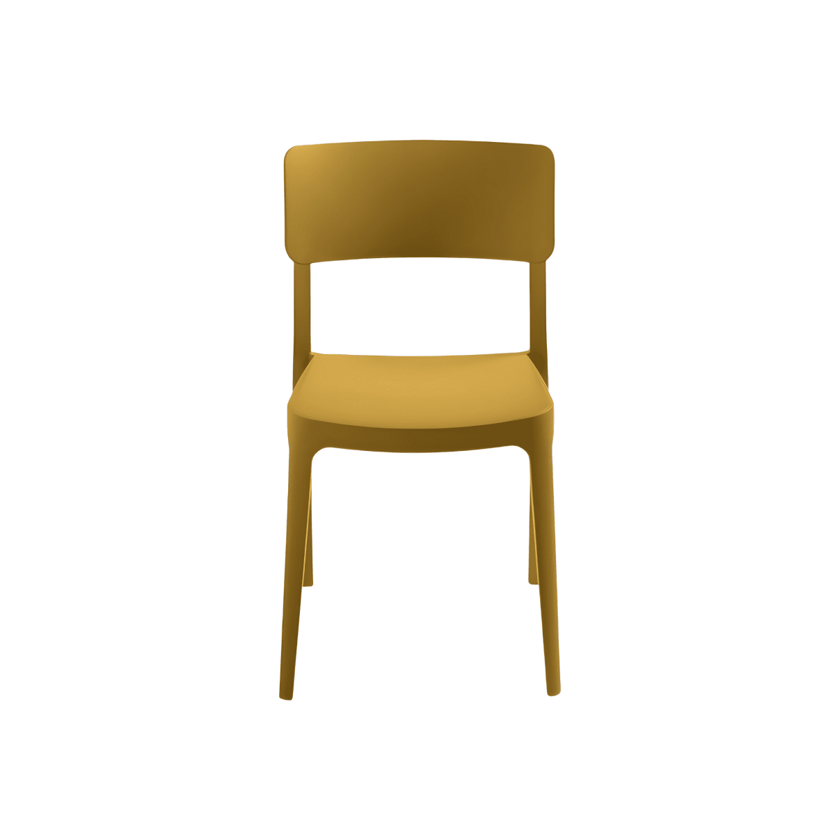 Set sedia impilabili "Maribela" in polipropilene cm 50x51 81h - MondoViro