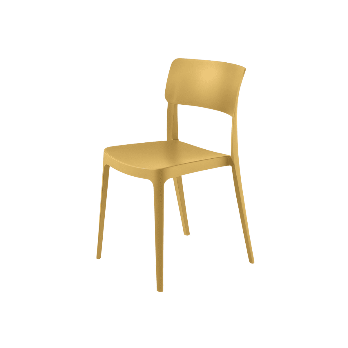 Set sedia impilabili "Maribela" in polipropilene cm 50x51 81h - MondoViro