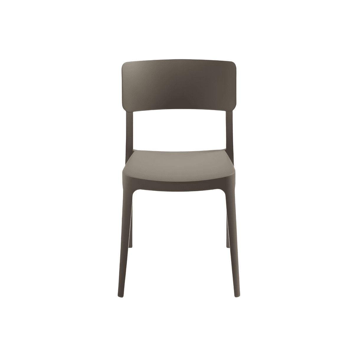 Set sedia impilabili "Maribela" in polipropilene cm 50x51 81h - MondoViro
