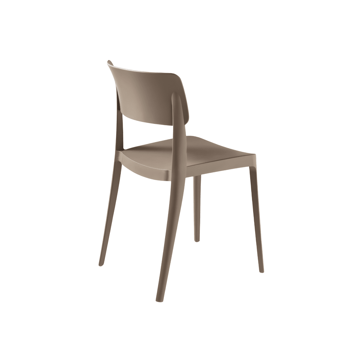 Set sedia impilabili "Maribela" in polipropilene cm 50x51 81h - MondoViro