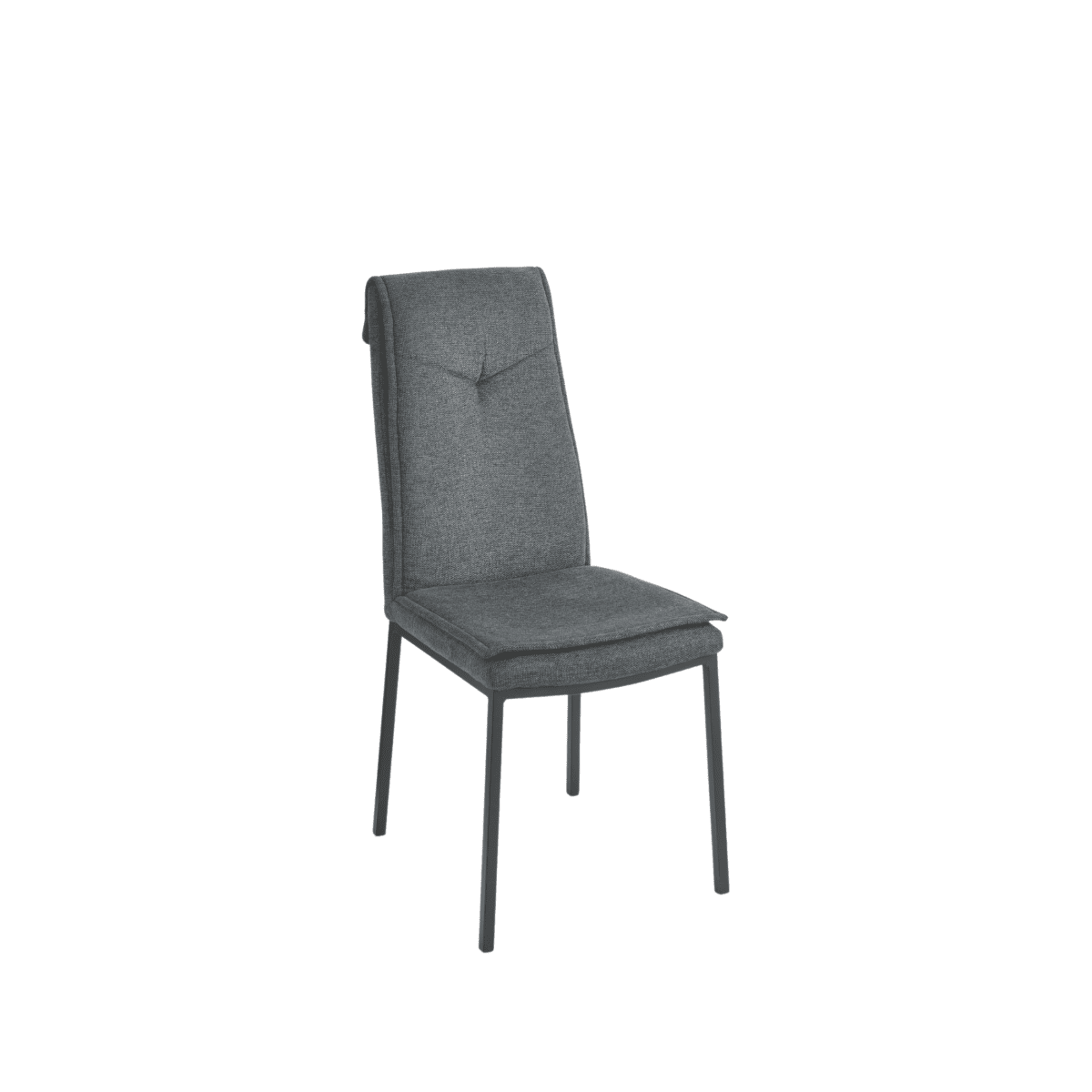 Set di sedie da pranzo "Lymba" imbottite con struttura in metallo cm 45x60 98h - MondoViro