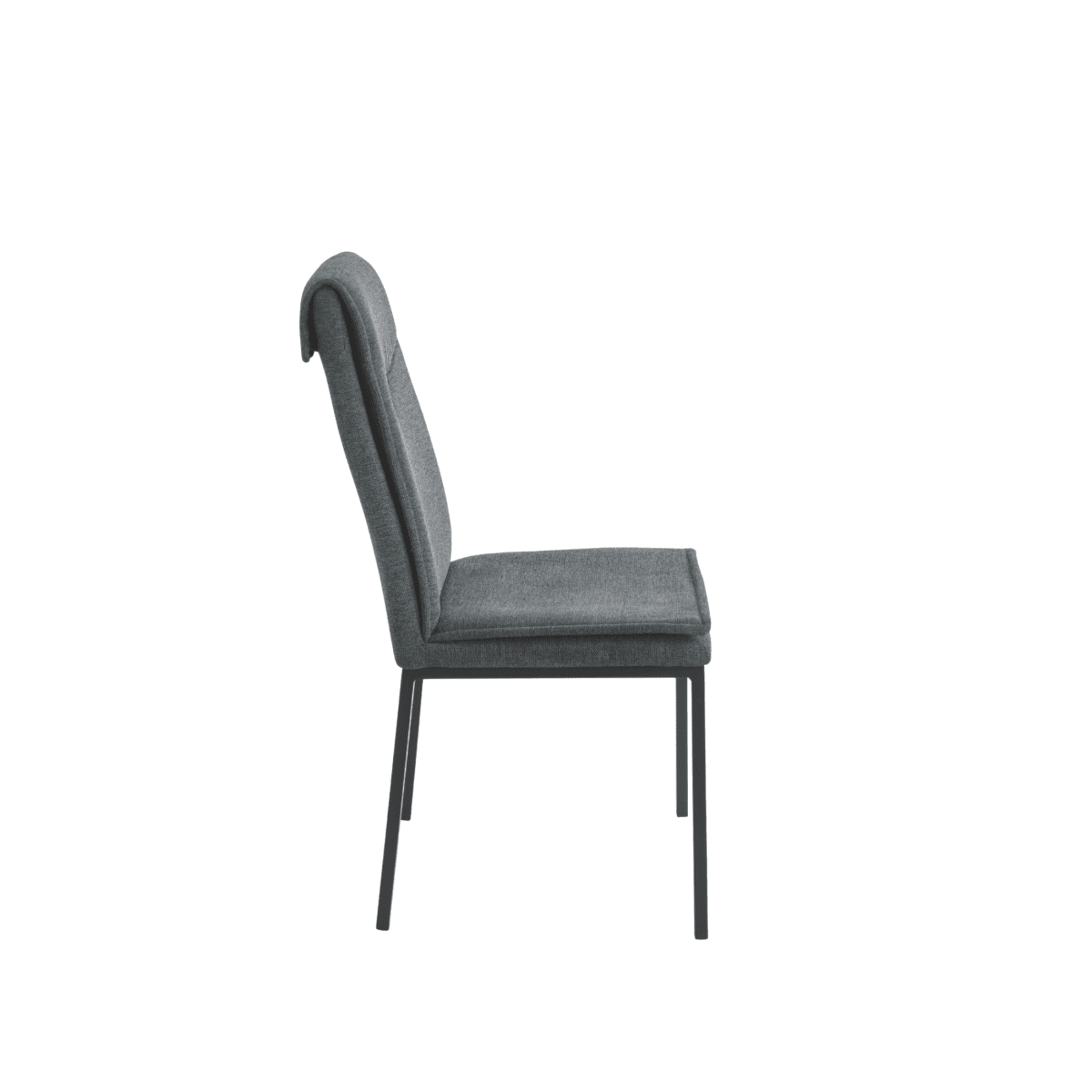 Set di sedie da pranzo "Lymba" imbottite con struttura in metallo cm 45x60 98h - MondoViro