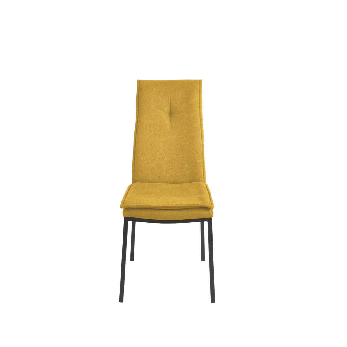 Set di sedie da pranzo "Lymba" imbottite con struttura in metallo cm 45x60 98h - MondoViro