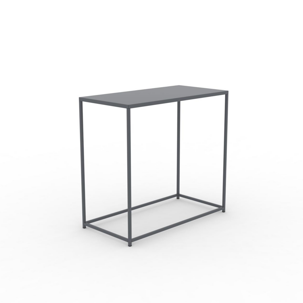 Console tavolo mobile in metallo "Daisy" da giardino cm 40x80 75h