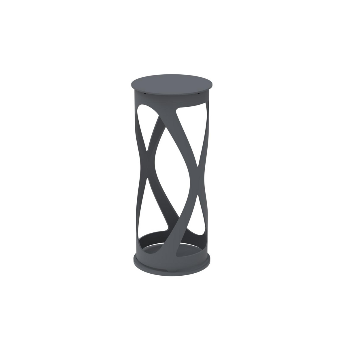Lampada da tavolo in metallo "Luna" ricaricabile da esterno cm 12x12 26h