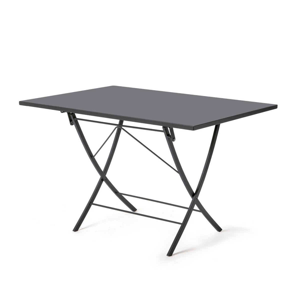 Tavolo pieghevole in metallo zincato "Vegas" per giardino h 75 cm